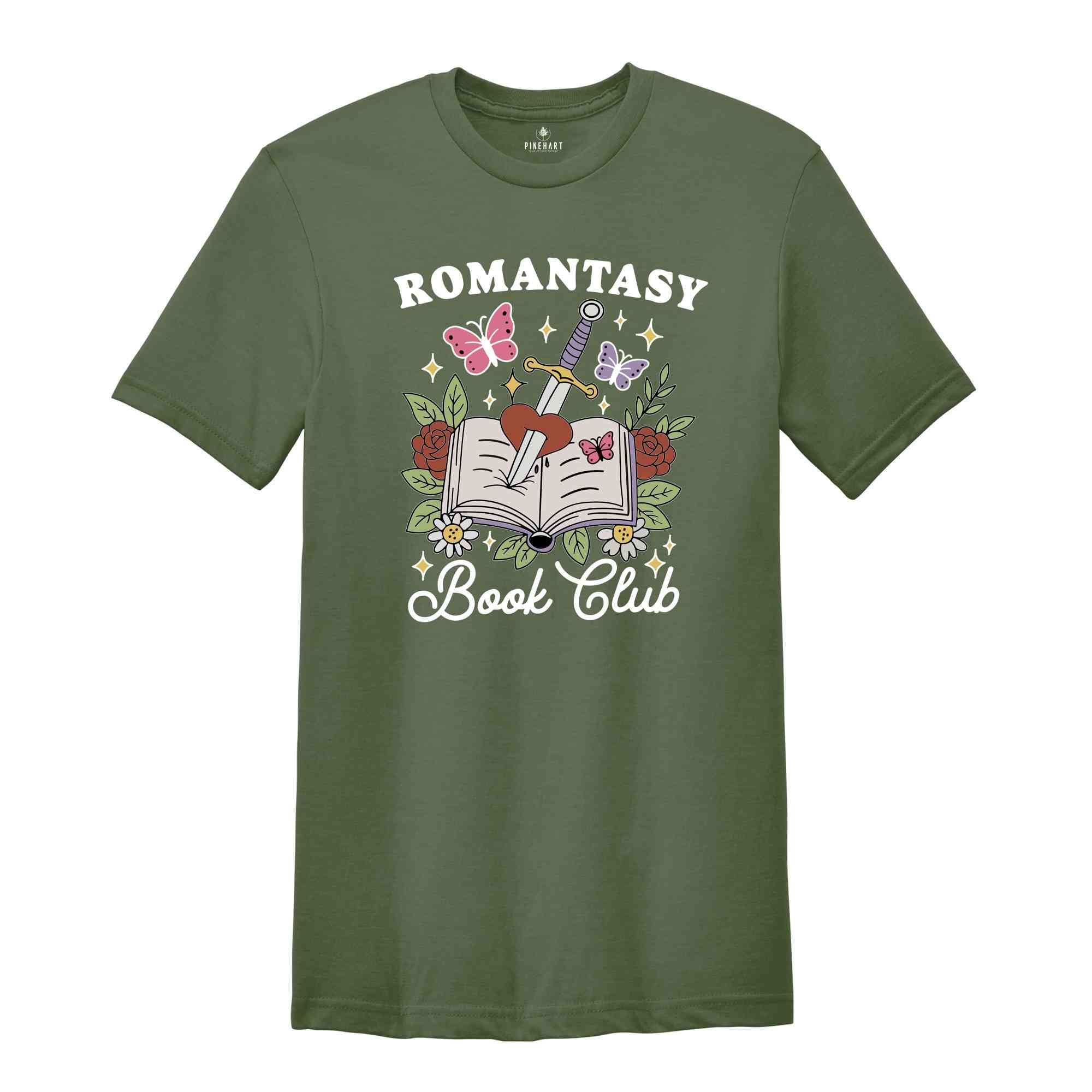 Romantasy Book Club Shirt, Romantasy Shirt, Romance Reader Shirt, Romance Reader Gifts, Bookish Shirt, Book Lover Gift, Reading Club Tee