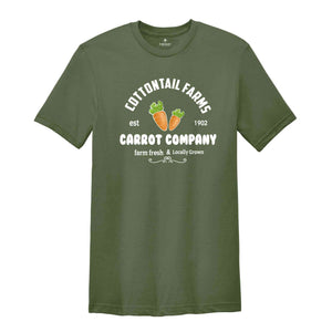 Cottontail Farms Carrot Company Shirt, Easter Day Shirt, Cute Easter Shirt, Funny Easter Shirt, Happy Easter Day, Easter Bunny Shirt