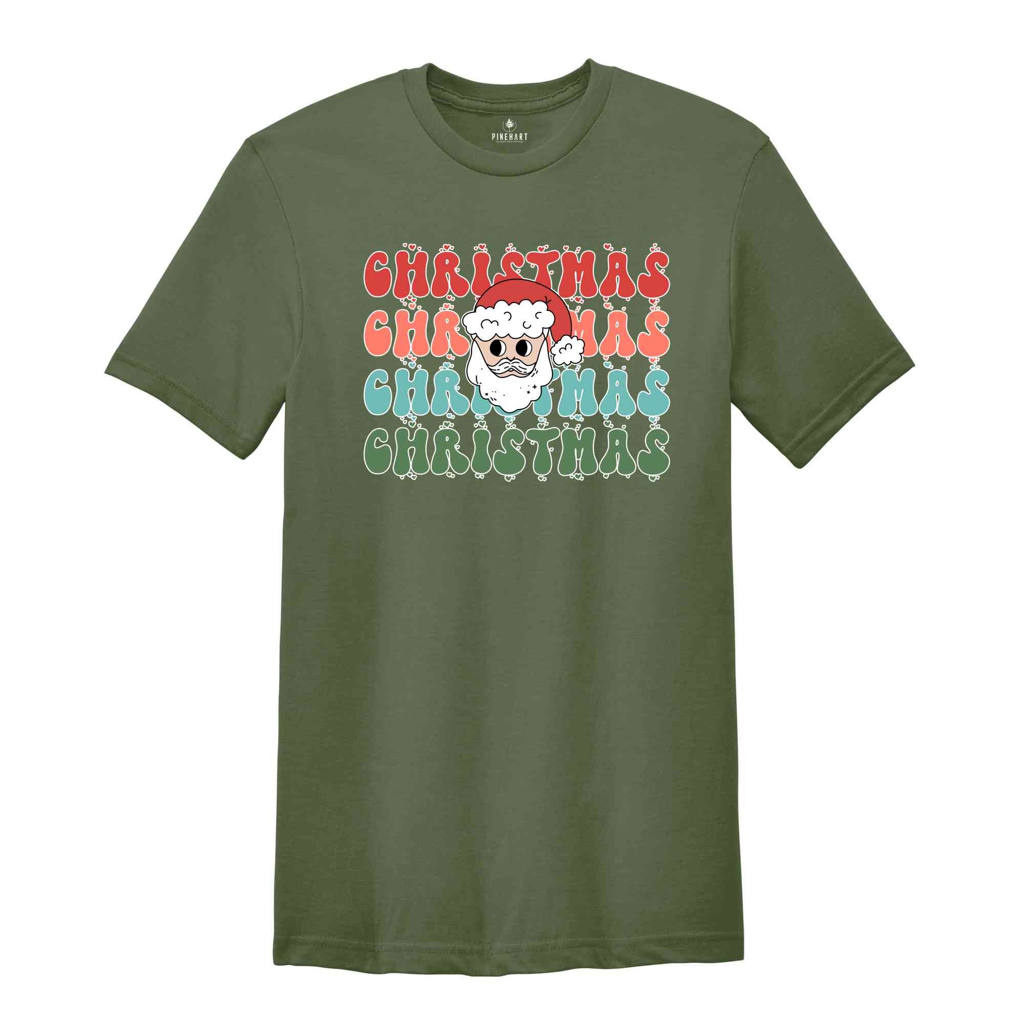 Christmas Shirt, Cute Christmas Shirt, Santa Face Shirt, Most Wonderful Time, Santa Shirt, Christmas Family Shirt, Christmas Gift