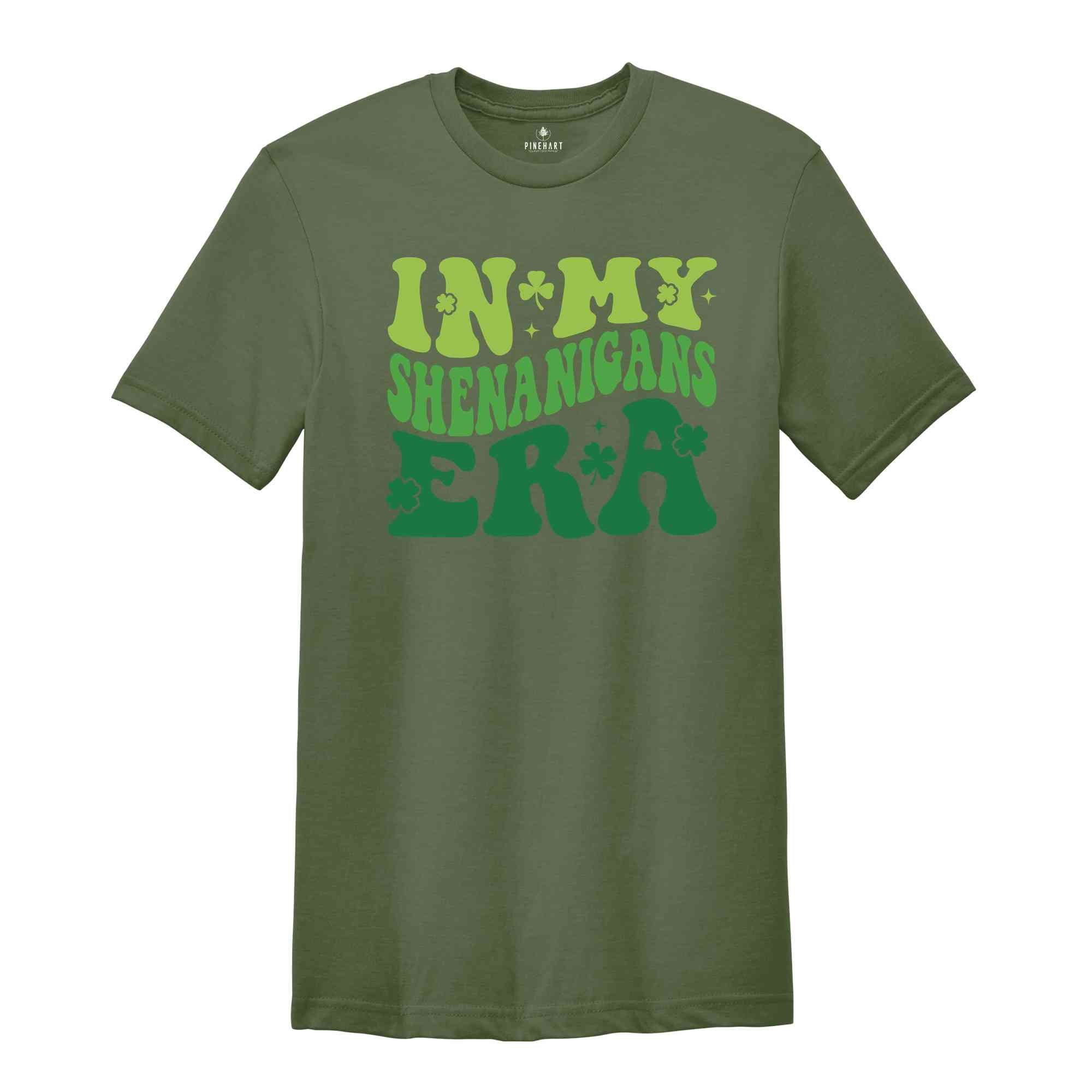 In My Shenanigans Era Shirt, Saint Patricks Day Shirt, Shenanigans Shirt, In My Era Shirt, Lucky Shirt, Music Lover Gifts, Irish Shirt