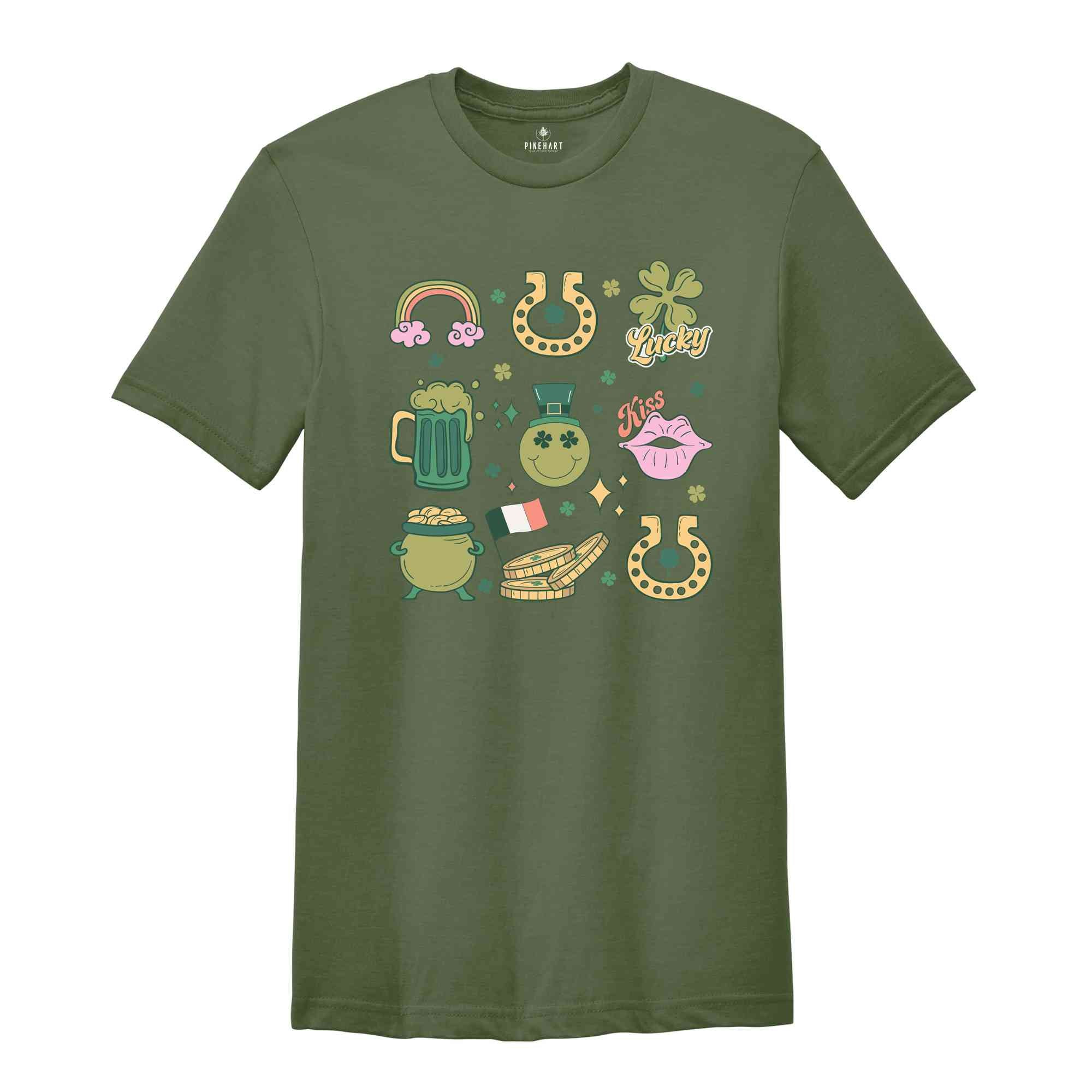 Retro St Patricks Day Lucky Charms Shirt, Shenanigans Shirt, Lucky Charms Shirt, Lucky Shirt, Shamrock Shirt, St Patricks Day Shirt,