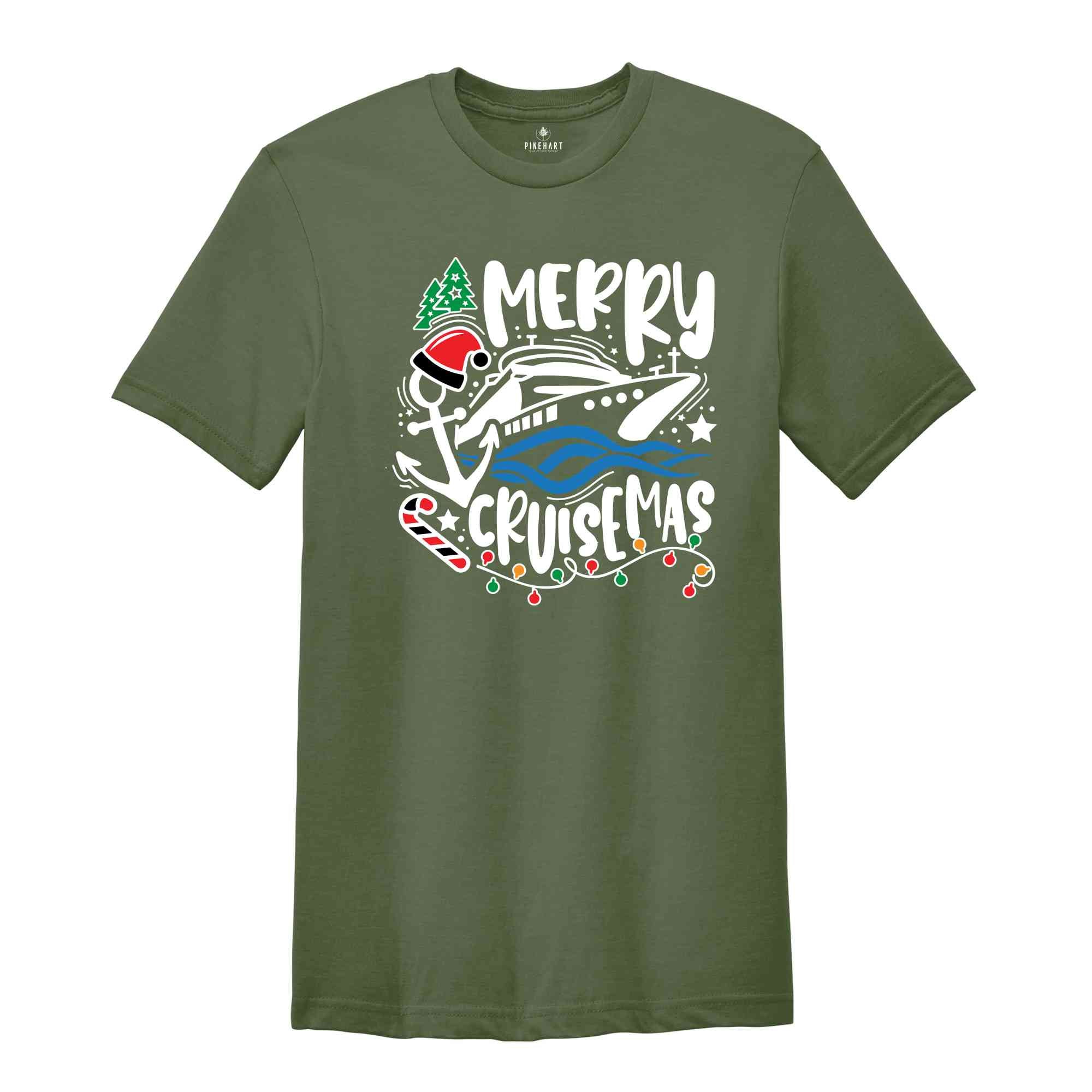 Merry Cruisemas Shirt, Christmas Cruise Shirt, Family Cruise Shirt, Christmas Trip Tee, Family Xmas Shirt, Christmas Vacation