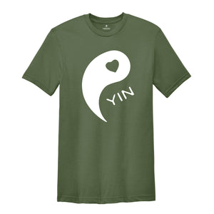 Yin Yang Shirt, Valentine's Day Gift, Valentines Outfit, Couple Matching Shirt, Wife and Husband Team Shirt, Engagement Shirt, Honeymoon Tee