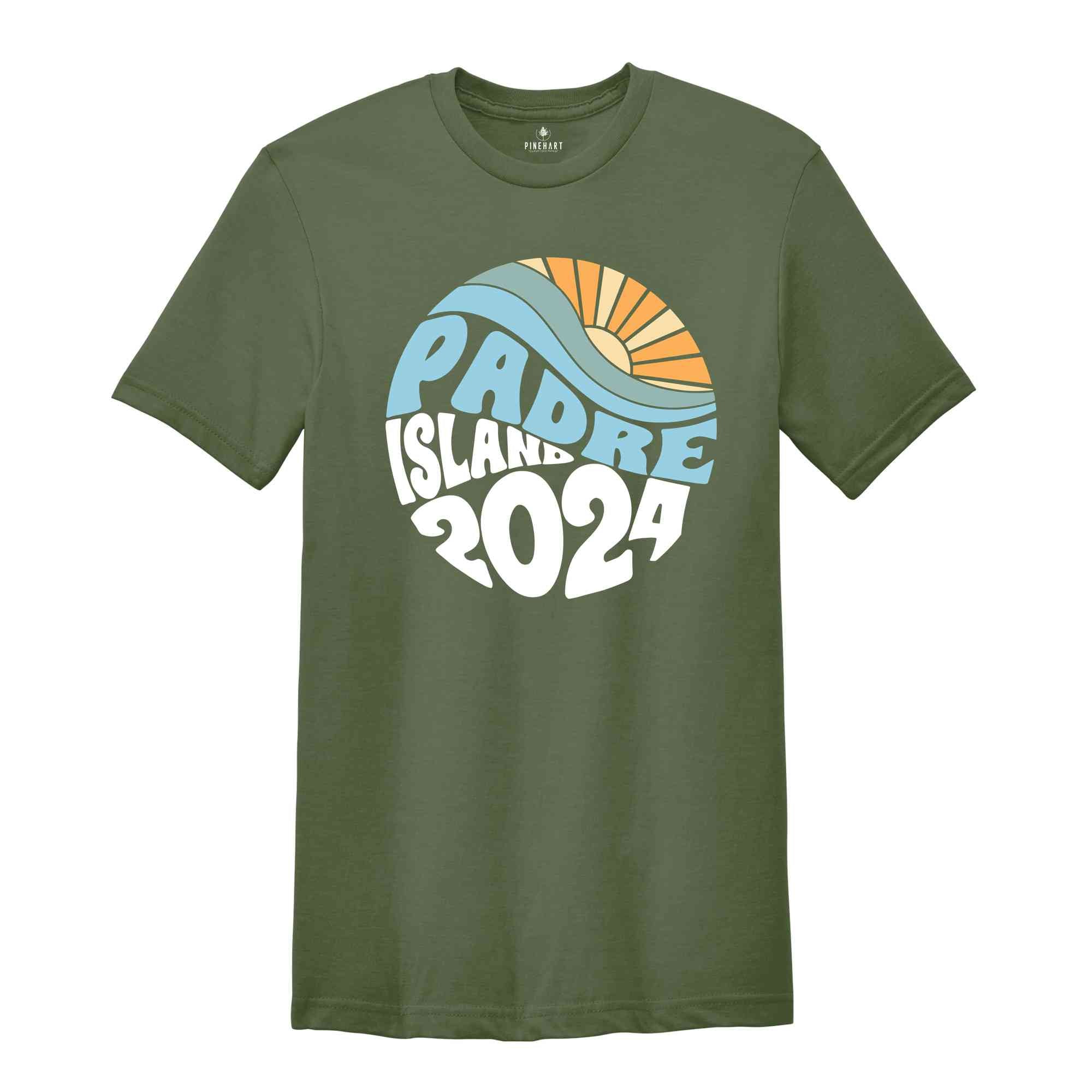 Padre Island 2024 Shirt, Summer T-Shirt, Beach Vacation Shirt, Summer Trip 2024 Shirt, Gift For Holiday, Family Vacation Shirt