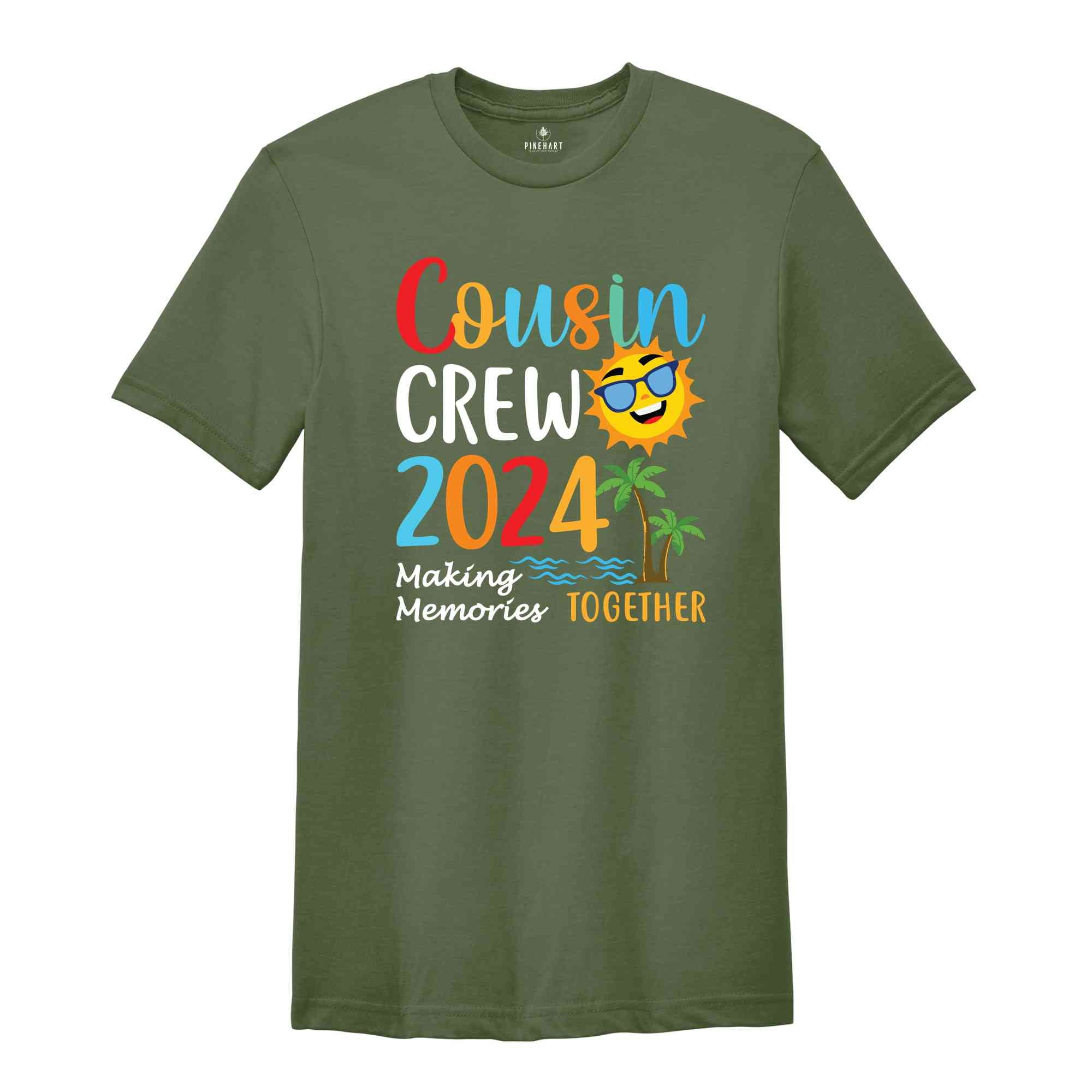 Cousin Crew 2024 T-Shirt, Summer Vacation Tee, Family Matching Shirts, Cousin Matching Shirts, Cousin Vacation Shirts