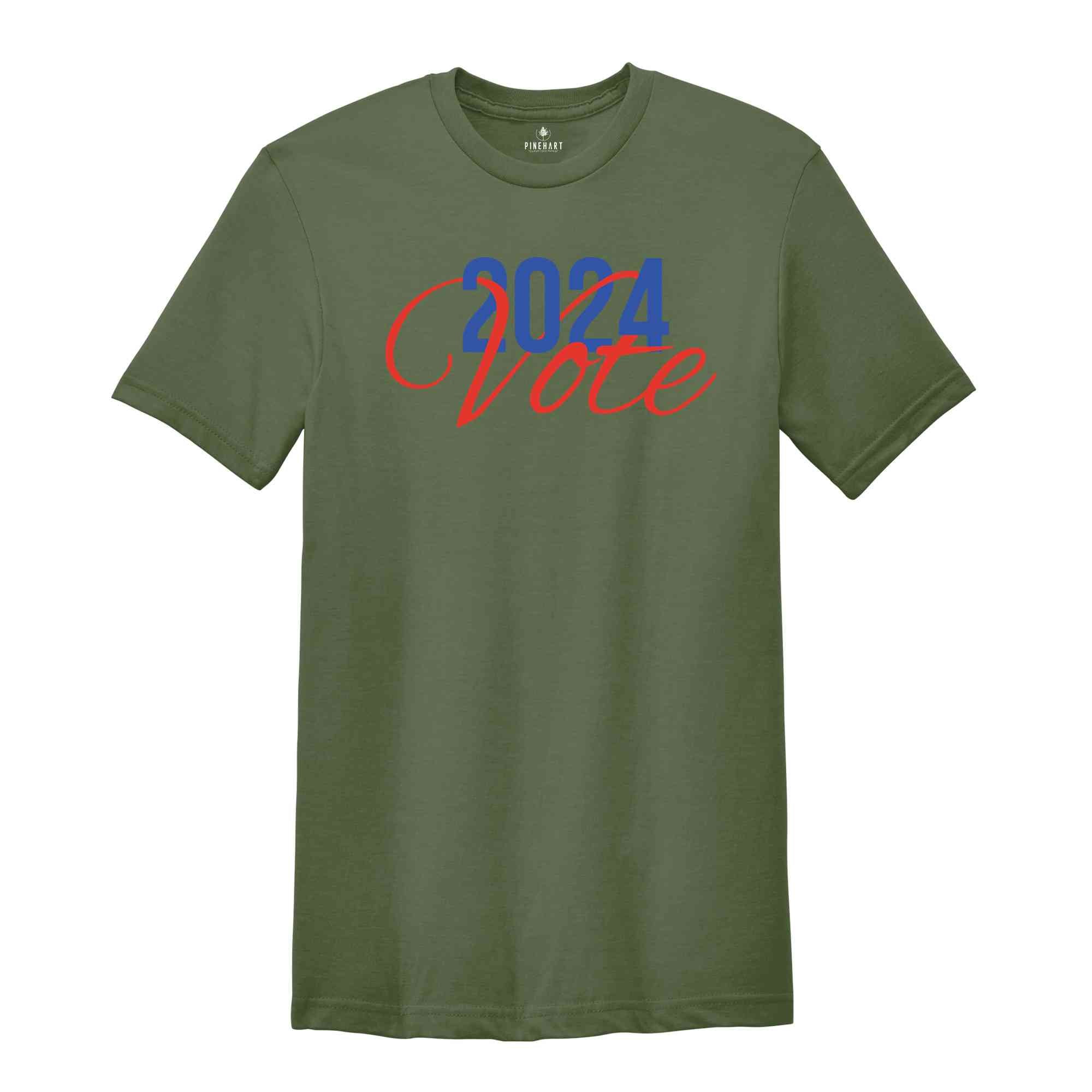 Vote 2024 Shirt, 2024 Election Shirt, President 2024 Shirt, America Flag Shirt, Patriotic Shirt, Election Season Tee, Maga T-Shirt