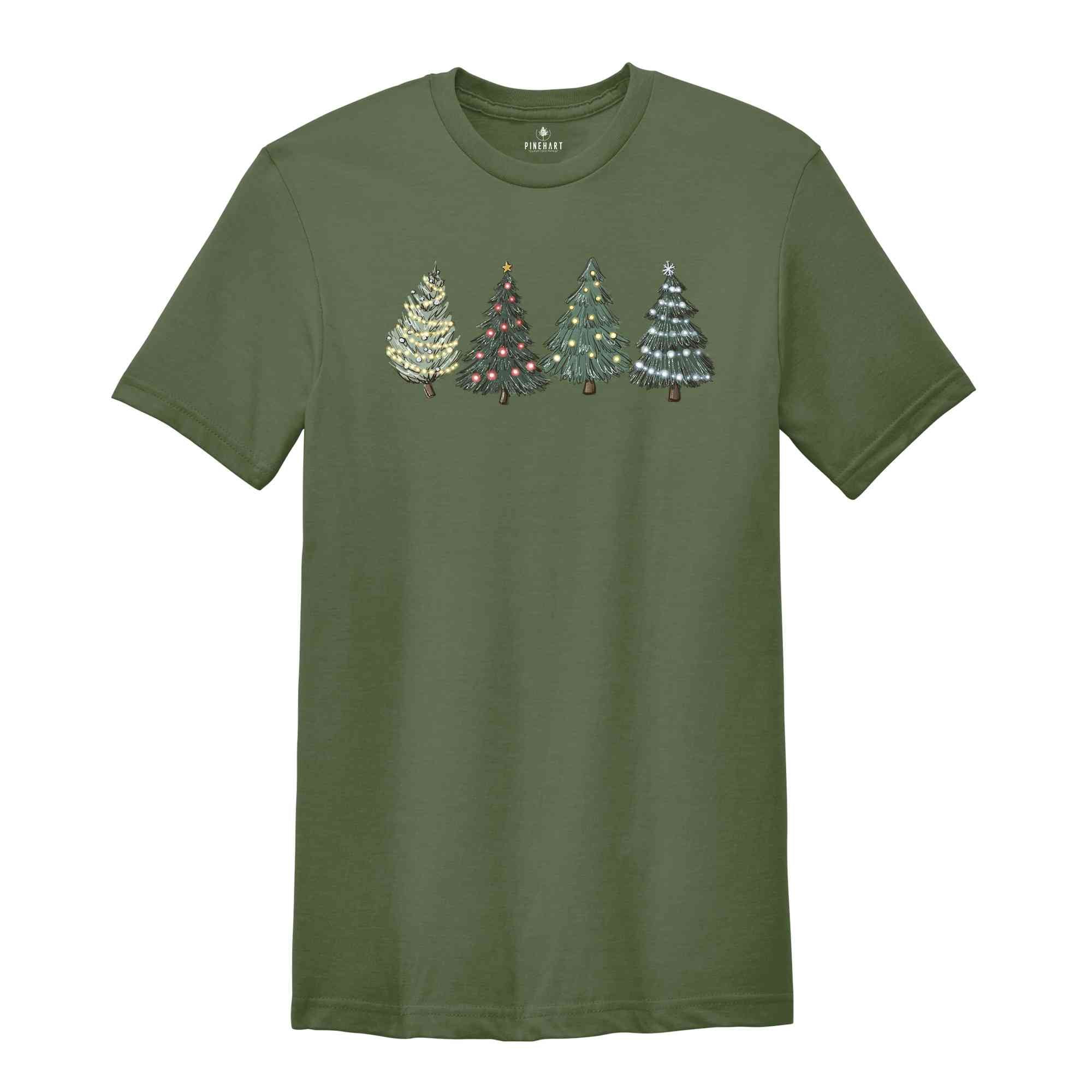 Christmas Trees Shirt, Christmas Gift, Gift for Christmas, Cute Christmas Shirt, Christmas Family Shirt, Christmas Costume