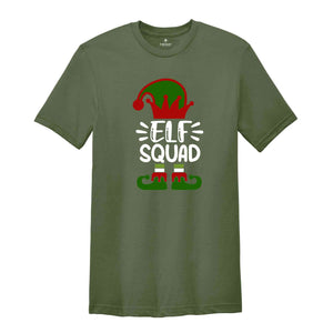 Elf Squad, Christmas Elf Shirt, Christmas Elf, Funny Christmas T-Shirt, Christmas Elf Squad Shirt