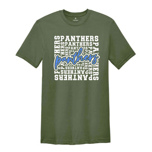 Panthers Shirt, Panthers Mascot Shirt, Panthers Shirt, Panthers Mom Shirt, Panthers Sport Shirt, Panthers Cheer Shirt