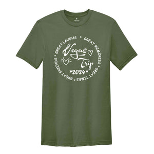 Vegas Trip 2024 Shirt, Vegas Squad Shirt, Family Vacation Shirt, Road Trip Shirt, Vacay Mode Shirt, Trip Lover Shirt