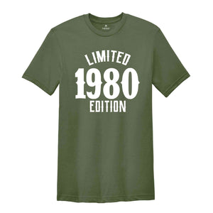 44th Birthday Shirt, Limited 1980 Edition Shirt, 44 Years Old Shirt, 44 Years Old Birthday Gift, 1980 Birthday Gift, 44th Birthday Party