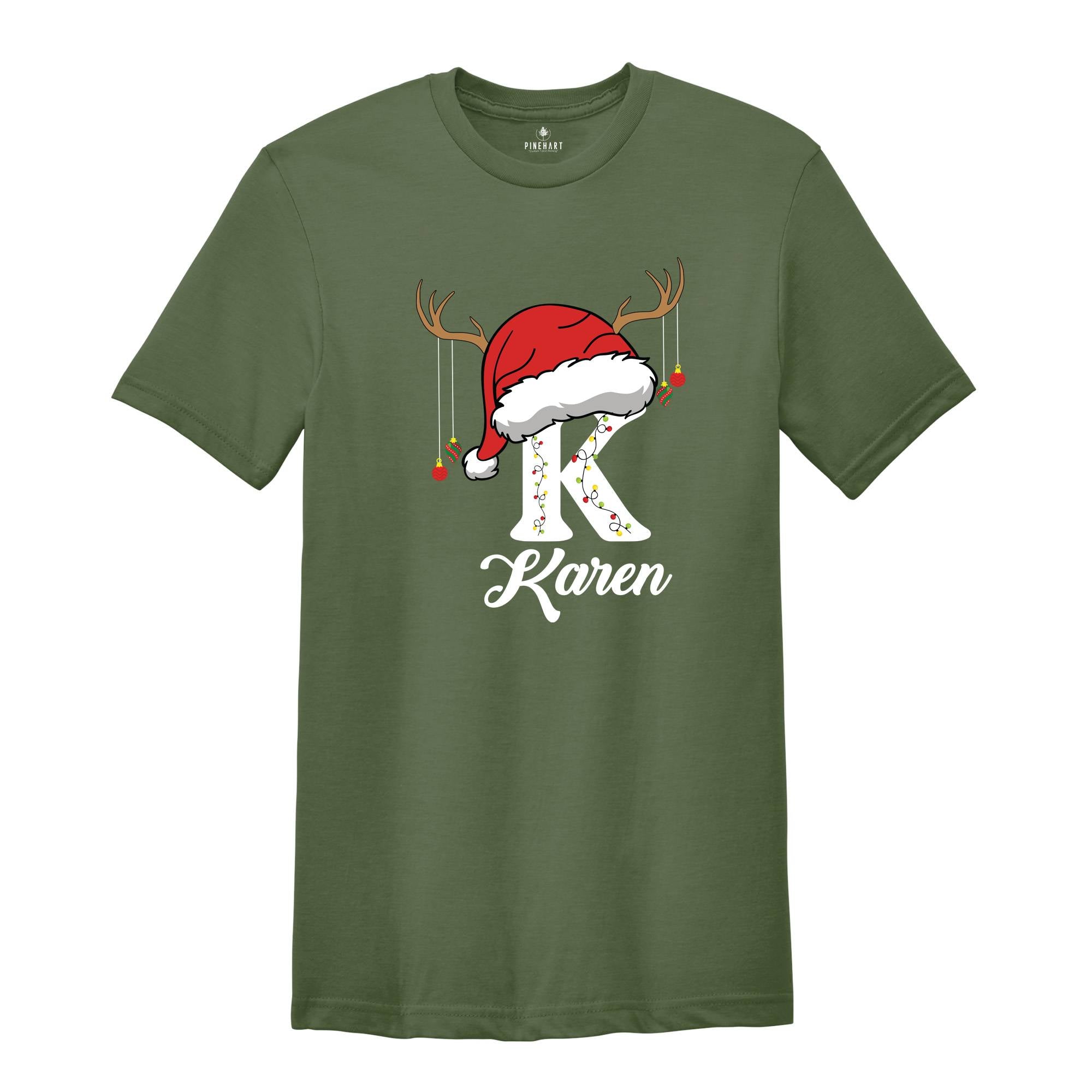 Family Christmas Name Shirt, Family Christmas Matching Shirt, Personalized Christmas Family Shirt, Custom Christmas Shirt, Name Xmas Shirt