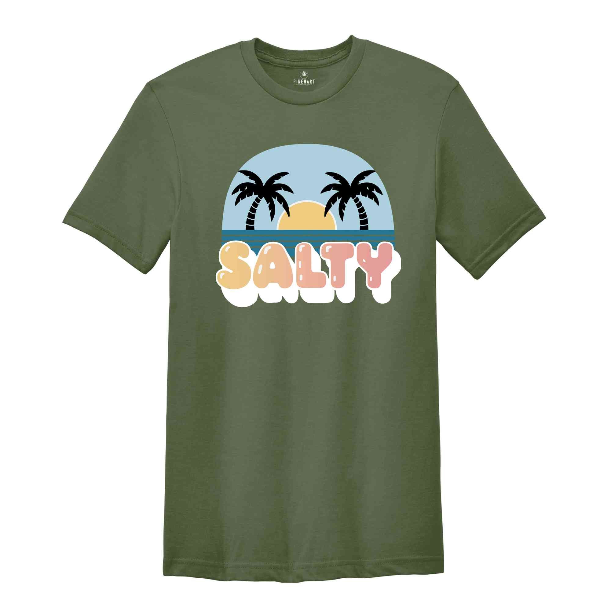 Salty Shirt, Trendy Beach Shirt, Beach Shirt, Beach Shirt, Vacation Shirt, Trendy Summer Shirt, Summer Mom Shirt