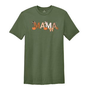 Fall Mama Coquette Pumpkin Shirt, Fall Vibes Shirt, Holiday Season Shirt, Mom Fall Gifts, Cute Mom Shirt, Thanksgiving Shirt