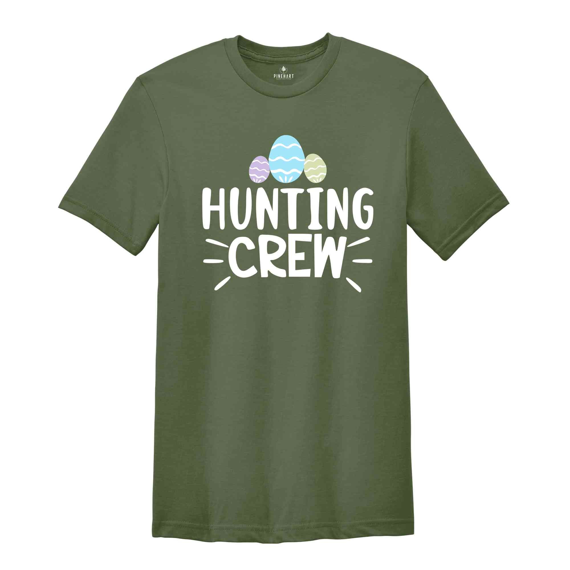 Hunting Crew Shirt, Easter Shirt, Happy Easter Shirt, Easter Bunny Shirt, Easter Shirt, Cute Easter shirt