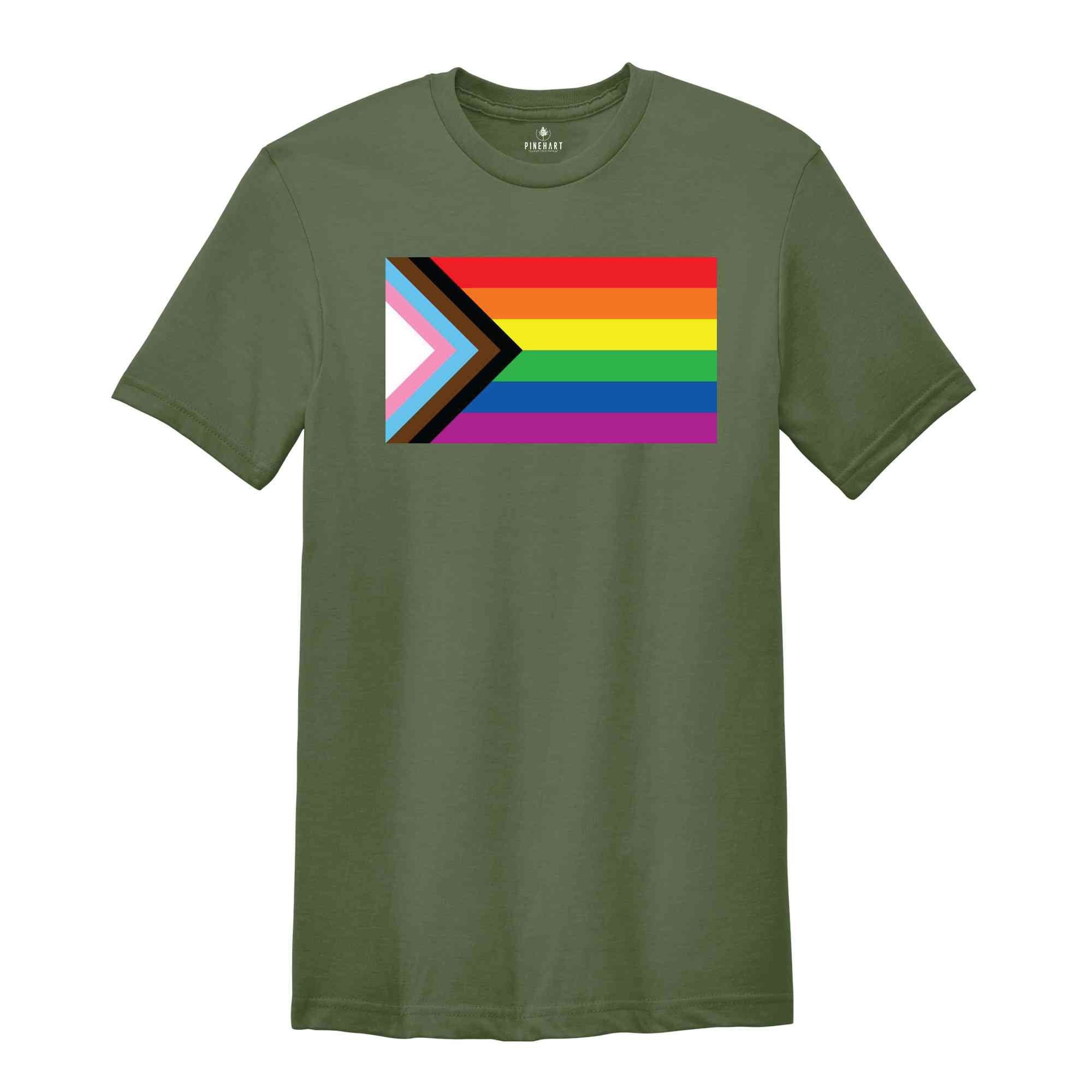 Pride Flag Shirt, Gay Pride Shirt, Lesbian Pride Shirt, Trans Pride Shirt, Lgbtq Pride Shirt, Transgender Pride, Bisexual Shirt