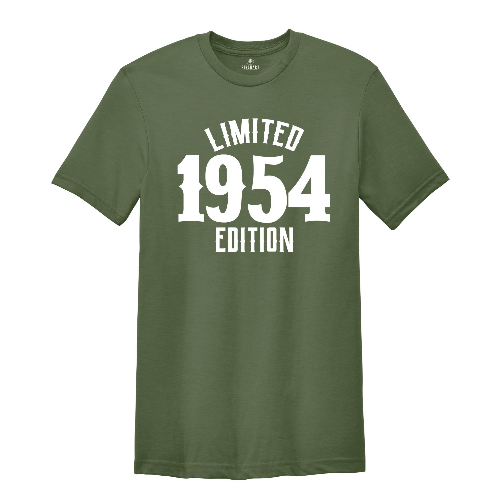 70th Birthday Shirt, Limited 1954 Edition Shirt, 70 Years Old Shirt, 70 Years Old Birthday Gift, 1954 Birthday Gift, 70th Birthday Party