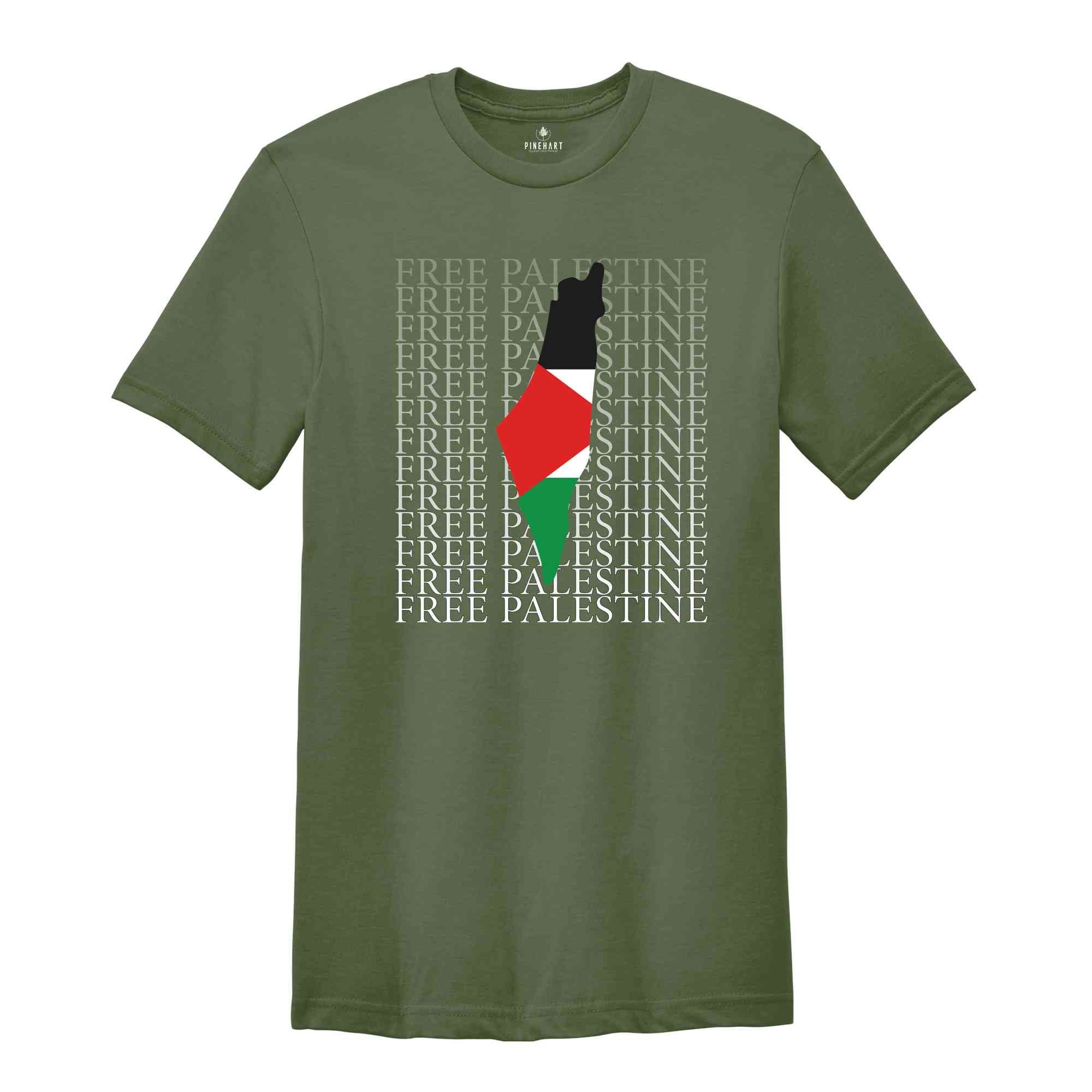 Free Palestine Tee, Free Free Palestine T-shirt, Viva Palestina Tee, Liva Palestina Tee, Save Gaza T-shirt