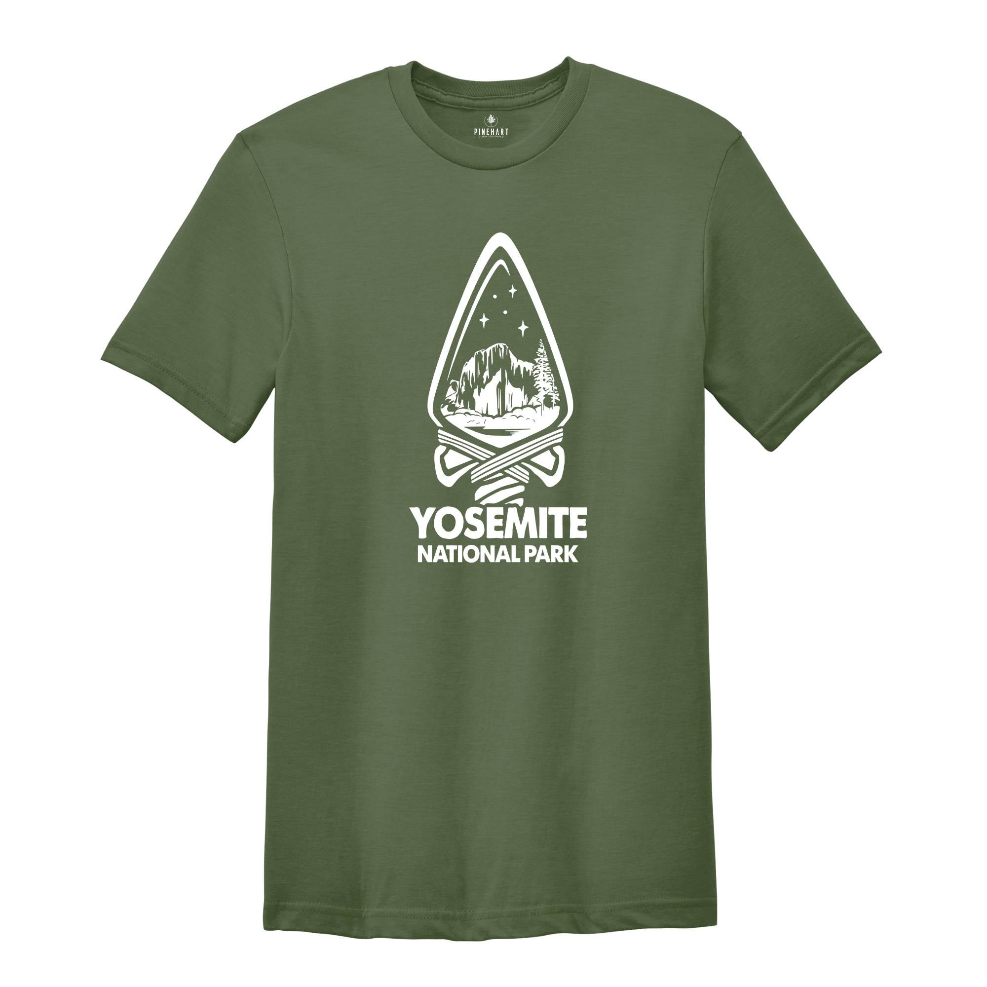 Yosemite National Park T-Shirt, Yosemite T-Shirt, National Park Tee, Nature Lover Gift, Hiking Tee, Adventure Lover Tee