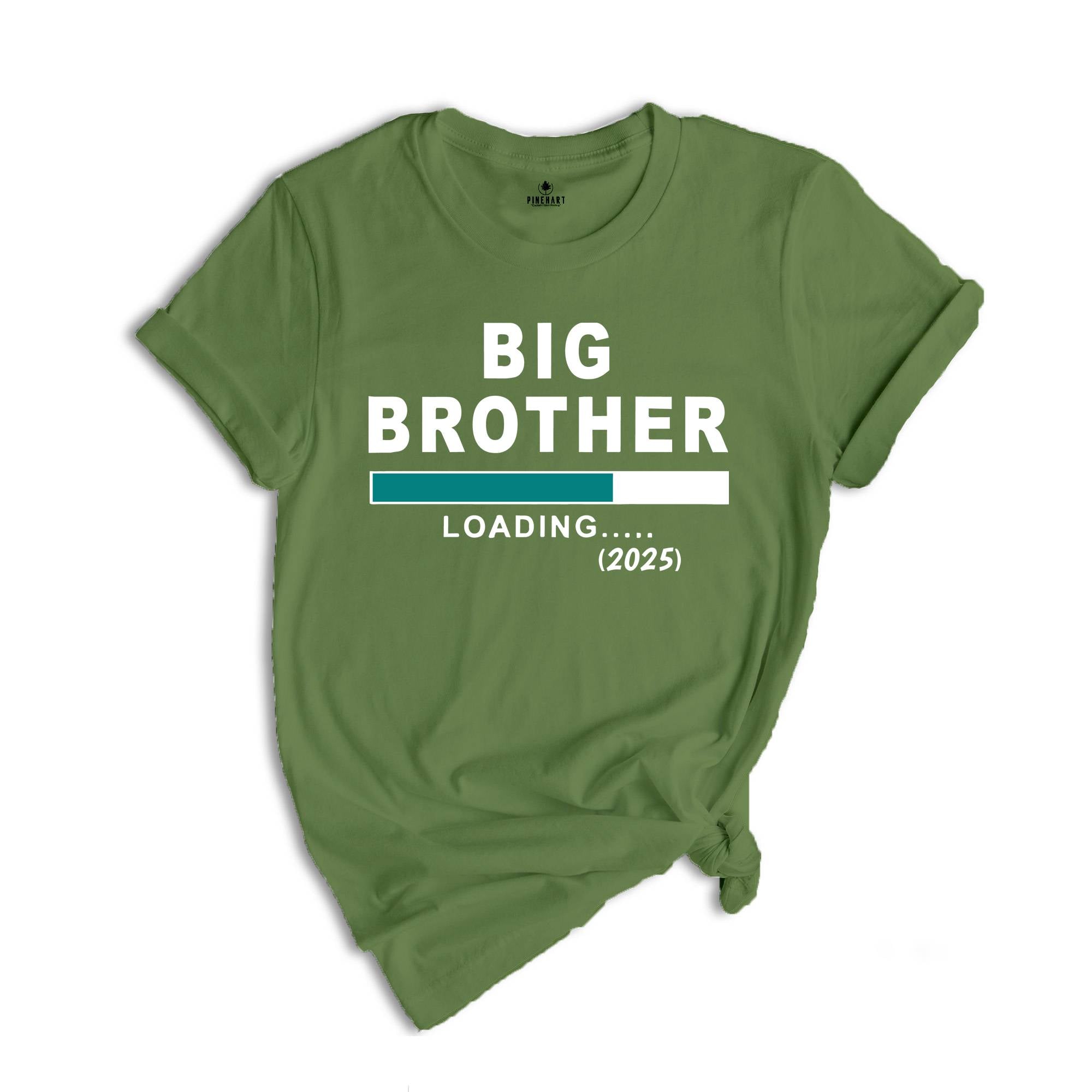 Big Brother Loading 2025 Toddler Shirt, Big Brother T-Shirt, Big Bro Shirt, Big Brother Gift Tee, Baby Announcement, New Family Member Tee