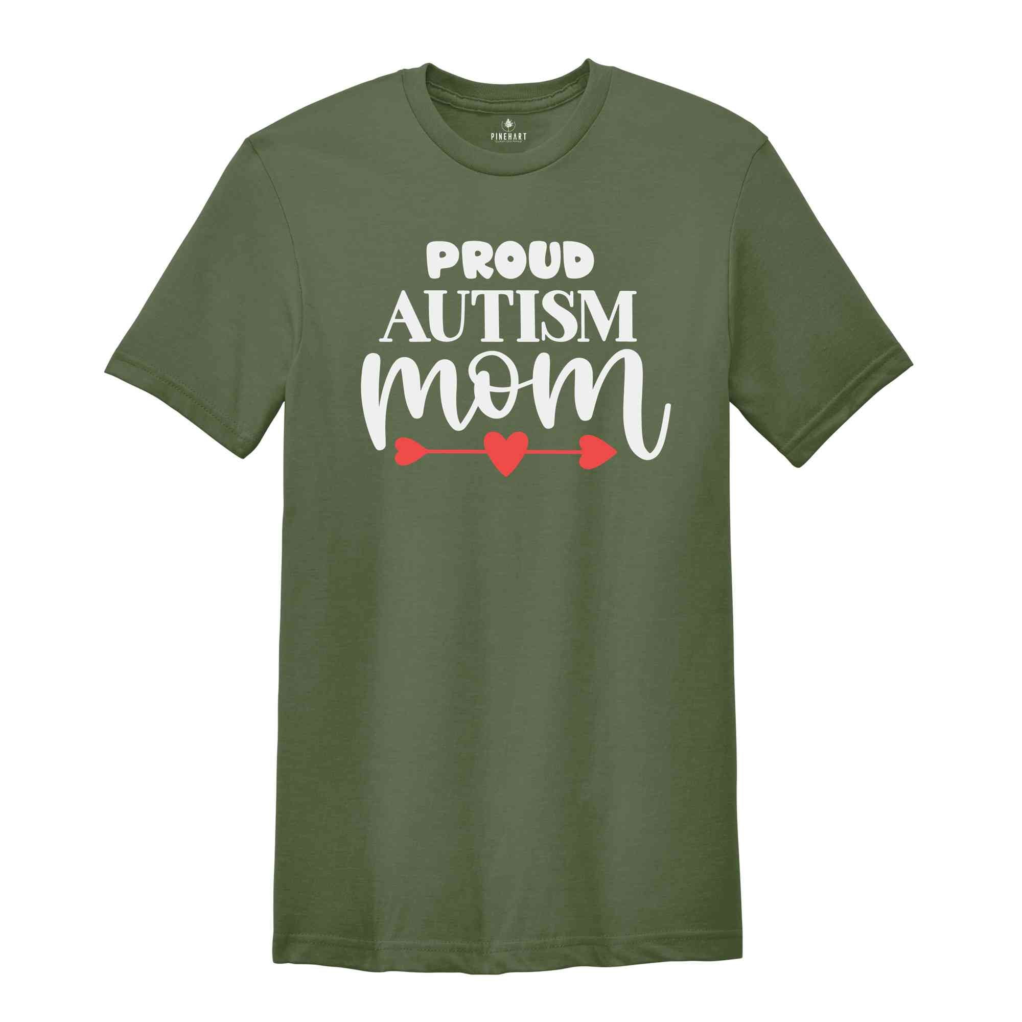 Proud Autism Mom Shirt, Autism Mama Shirt, Autism Mom Shirt, Varsity Autism Shirt, Gift For Autism Mom, Autism Awareness Neurodiversity