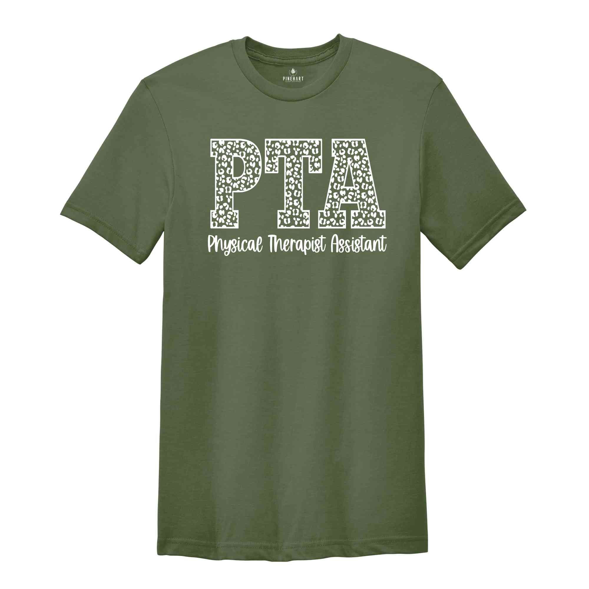 Physical Therapist Assistant Tee, Therapist Student Shirt, Pocket PTA Shirt, Physiotherapy Shirt, Physical Therapist Tee