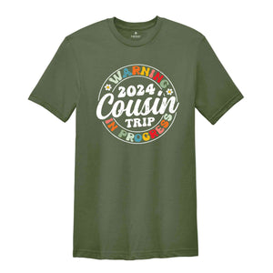 Warning 2024 Cousin Trip In Progress Shirt, Cousin Trip 2024 Shirt, Summer Cousin Shirt, Cousin Beach Tees