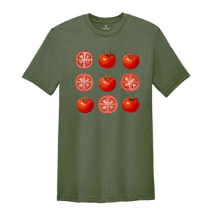 Tomato Shirt, Retro Tomatoes Shirt, Vegetable Shirt, Foodie Shirt, Gardening Shirt, Summer Shirt, Fresh Tomato Tee