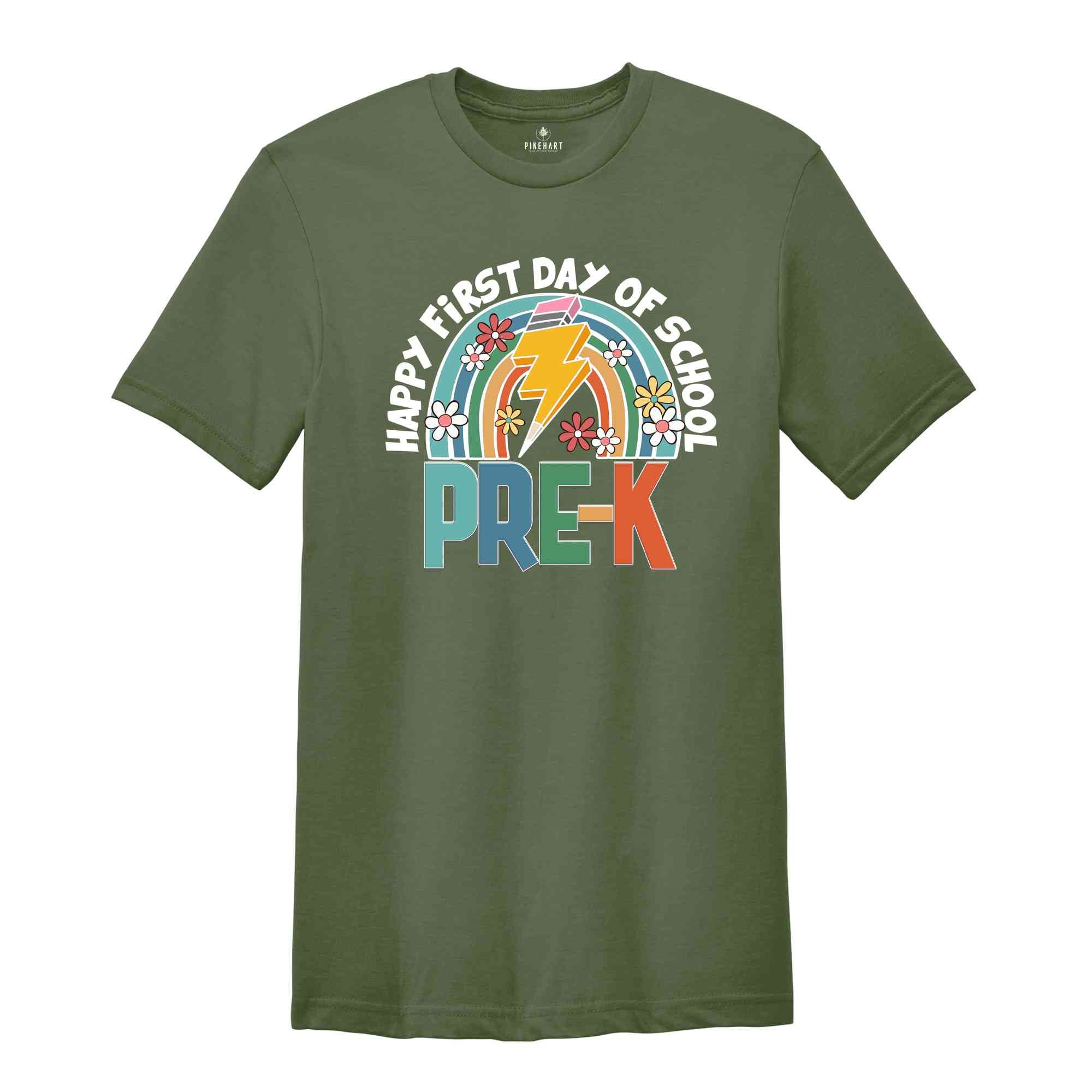 Pre-K Shirt, Retro First Day Of School Shirt, Pre-K Teacher Shirt, Back to School Shirt, School Shirt, First Day Of School, Pre-K Outfit