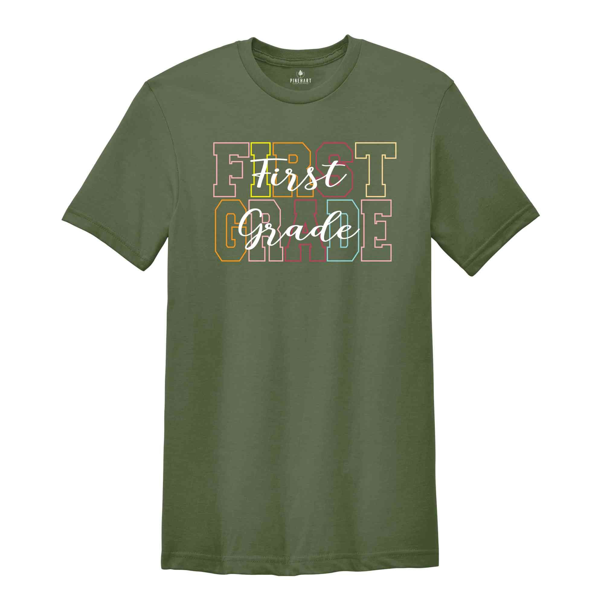 First Grade Teacher Shirt, 1st Grade Teacher Shirt, 1st Grade T-Shirt, First Grade TShirt, Elementary School, Teaching Shirt