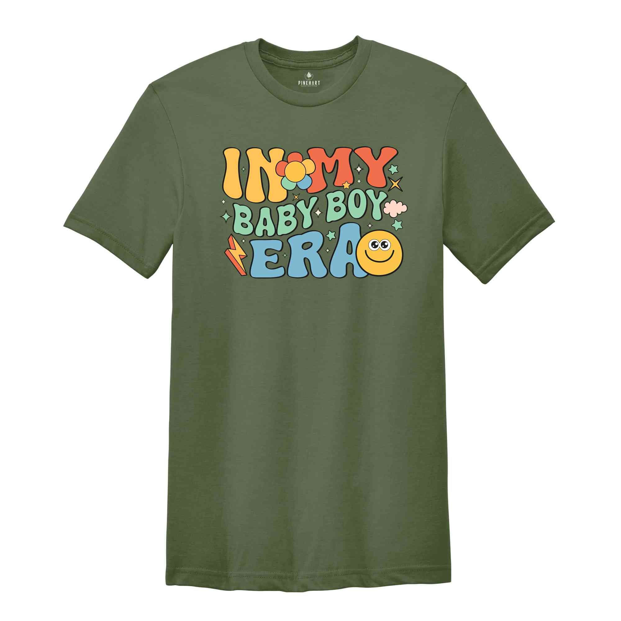 In My Baby Boy Era Shirt, Cool Family Shirt, Family Love Tee, Family Matching Shirt, In My Family Era Shirt, In My Groovy Era Shirt