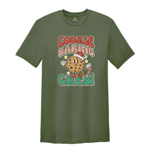 Cookie Baking Crew Shirt, Cute Christmas Shirt, Christmas Party, Holiday Gift, Cookie Shirt, Christmas Crew Shirt, Retro Xmas Shirt