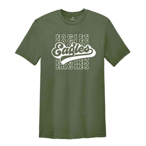 Eagle Mascot Shirt, Team Mascot Shirt, Eagles Team Shirt, Eagles Football Shirt, Eagles Fan Shirt, Eagles School Shirt, Eagles Spirit Shirt