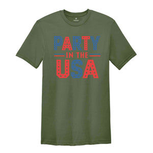 Party in the USA Shirt, 4th of July Shirt, Party Shirt, USA Shirt, America Shirt, Independence Day Shirt, America Party Shirt