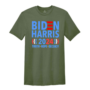 Biden Harris 2024 Shirt, Funny President 2024 Shirt, Election 2024 Shirt, American Vote Shirt, Pro Democrat Shirt, Patriotic Gift