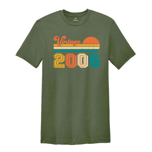 Vintage 2006 Shirt, 18th Birthday Shirt, 18th Birthday Party, Gifts for 18th, Hello Eighteen Shirt, 2006 Birthday Shirt, Gift for Friend