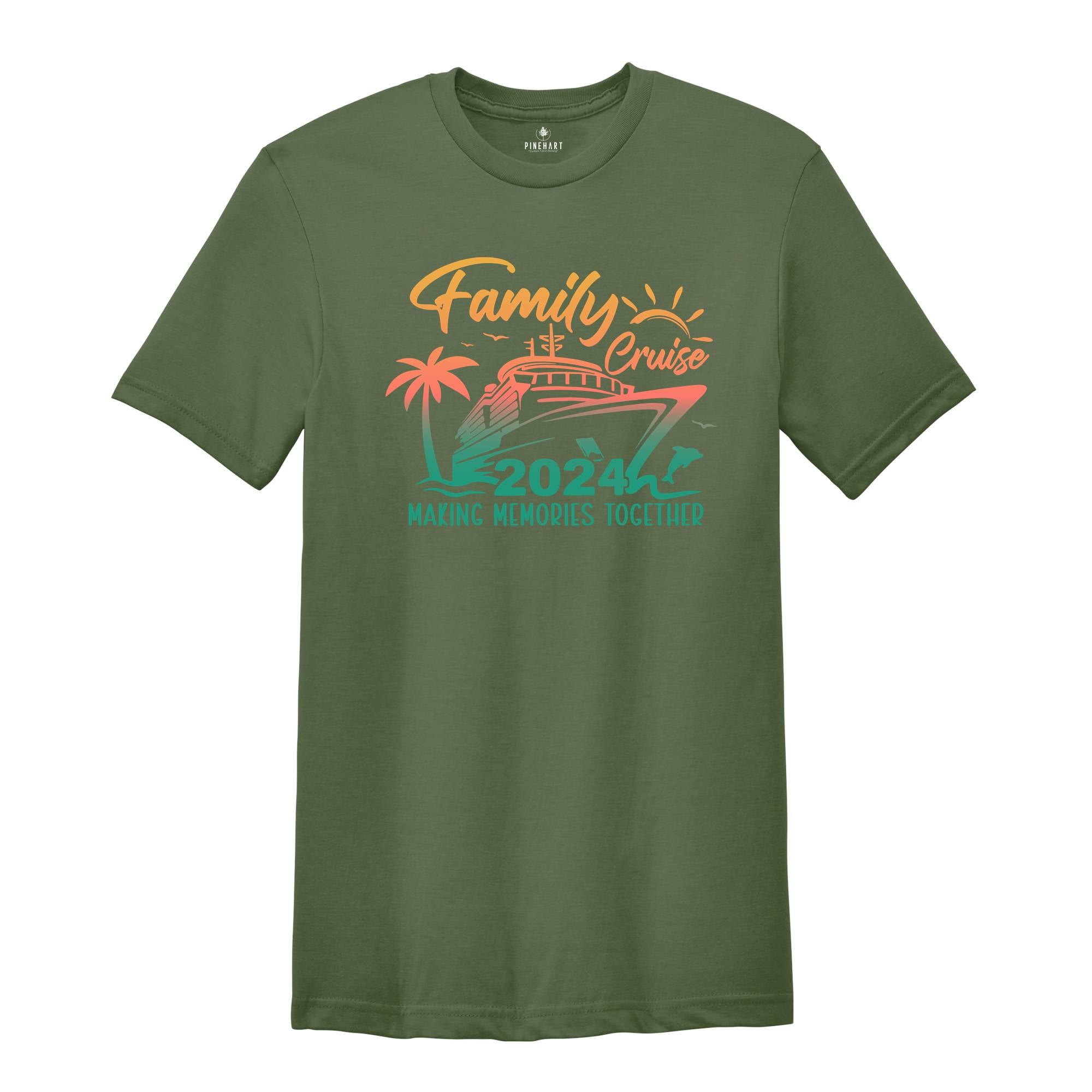 Family Cruise Shirt, Family Matching T-Shirt, Vacation Tee, Family Cruise 2024 Shirt, Beach Vacation Tee, Funny Family Matching Shirt