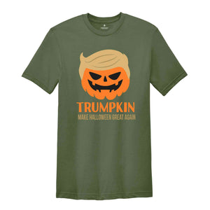 Halloween Trumpkin Shirt, Make Halloween Great Again, Republican Halloween Gift, Funny Halloween Shirt, Pumpkin Face Shirt