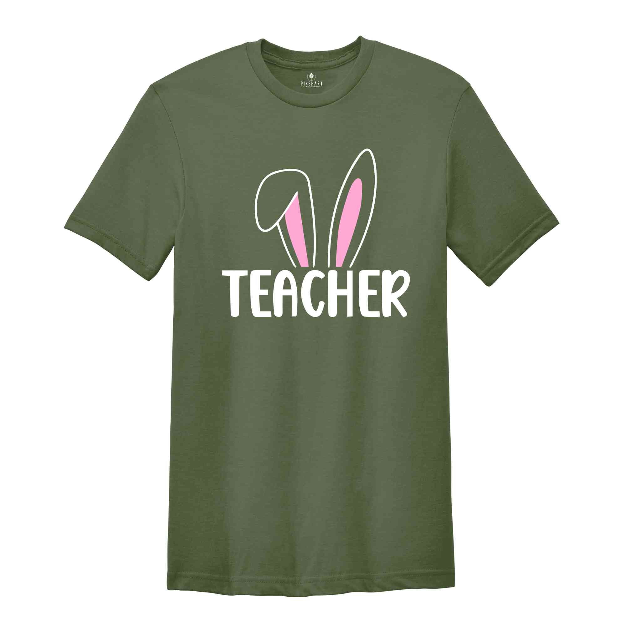 Teacher Shirt, Teacher Easter Shirt, Bunny Ears Shirt, Trendy Peeps Shirt, Bunny Shirt, Cute Teacher Shirt