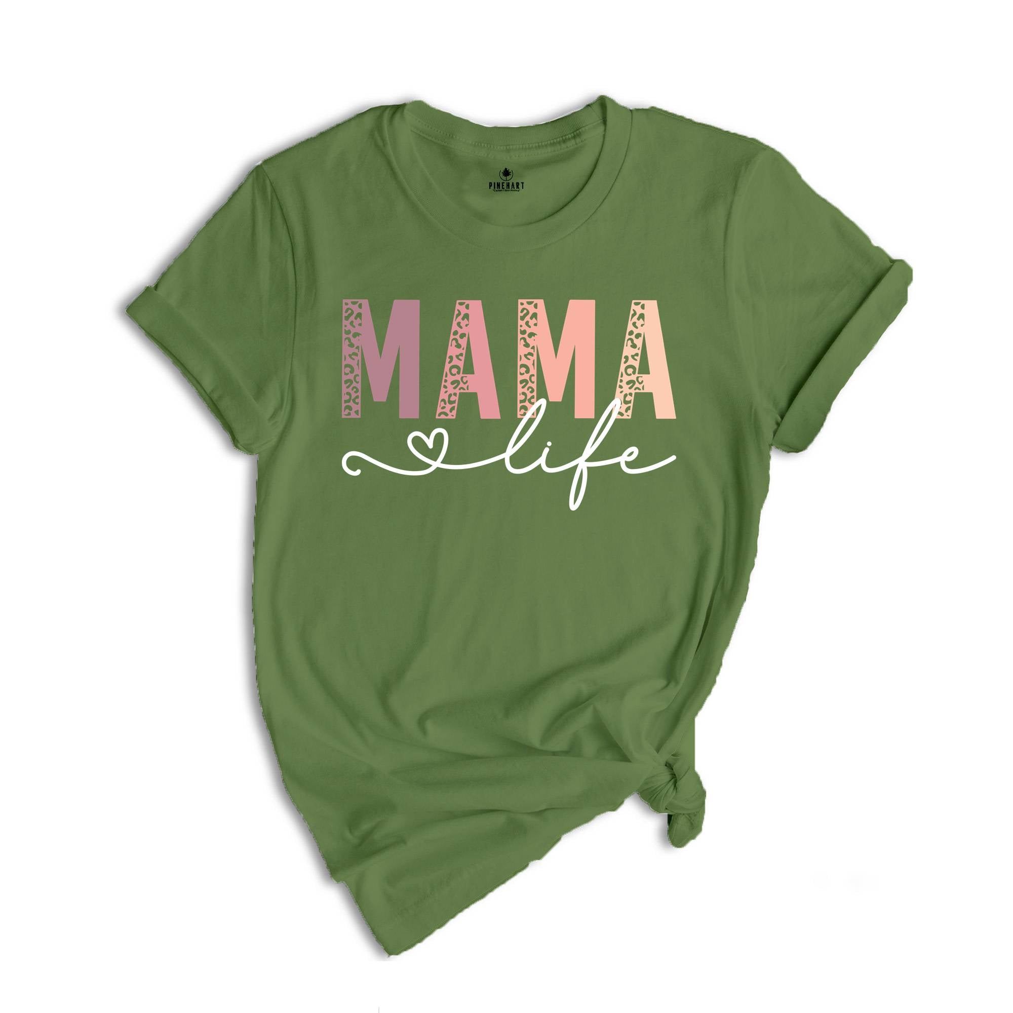 Mama Life Shirt, Mama Shirt, Leopard Mama Shirt, Mom Shirt, Colorful Mama Shirt, Blessed Mama Shirt, Mother's Day Shirt, Mama Gift