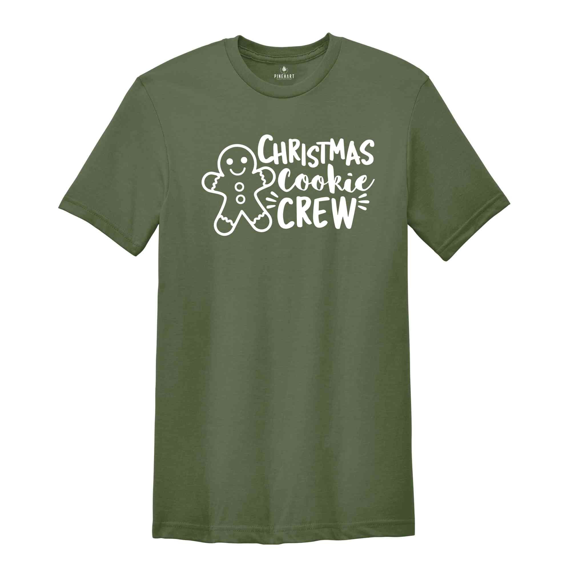 Christmas Cookie Crew Shirt, Christmas Bakery Shirt, Christmas 2024 Shirt, Christmas Gingerbread Tee, Christmas Costume