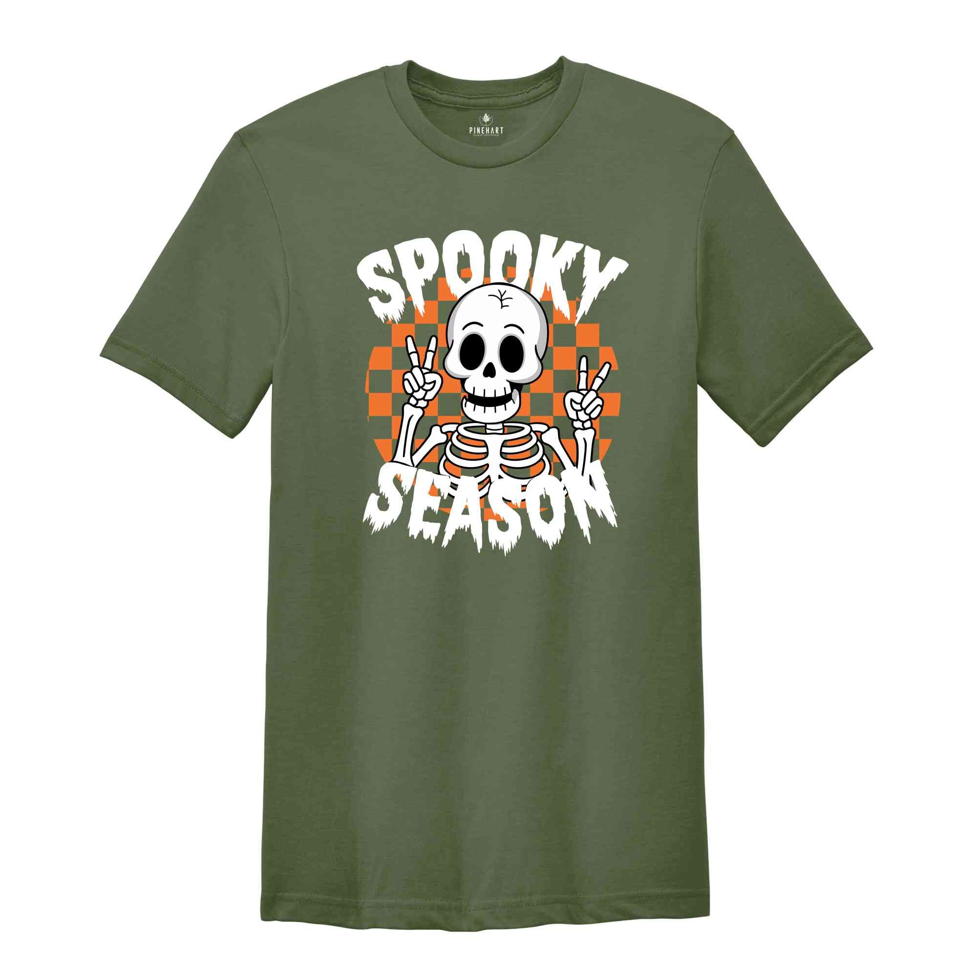 Spooky Season Shirt, Retro Spooky Shirt, Spooky Halloween, Halloween Shirt, Fall Vibes, Cozy Season Shirt, Cute Fall Shirt, Halloween Gift