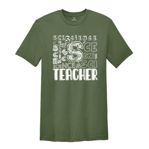 Science Teacher Shirt, Funny Science Shirt, Chemistry Teacher Shirt, Science Teacher Gift Shirt, Typography Science Teacher Tee,