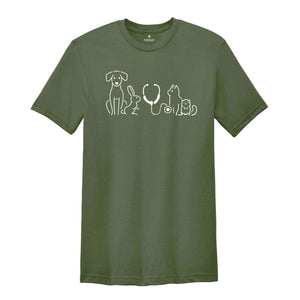 Vet Tech Shirt, Veterinarian Gift, Vet Tech Gift, Vet Shirt, Vet Tech, Heart Tee, Veterinary Gift, Vet Student, Pet Lover Shirt, Vet Gift