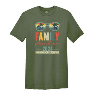 Family Vacation 2024 Making Memories Together Shirt, Family Trip Shirt, Family Beach Trip Shirt, Family Vacation Shirt, Vacation Shirt