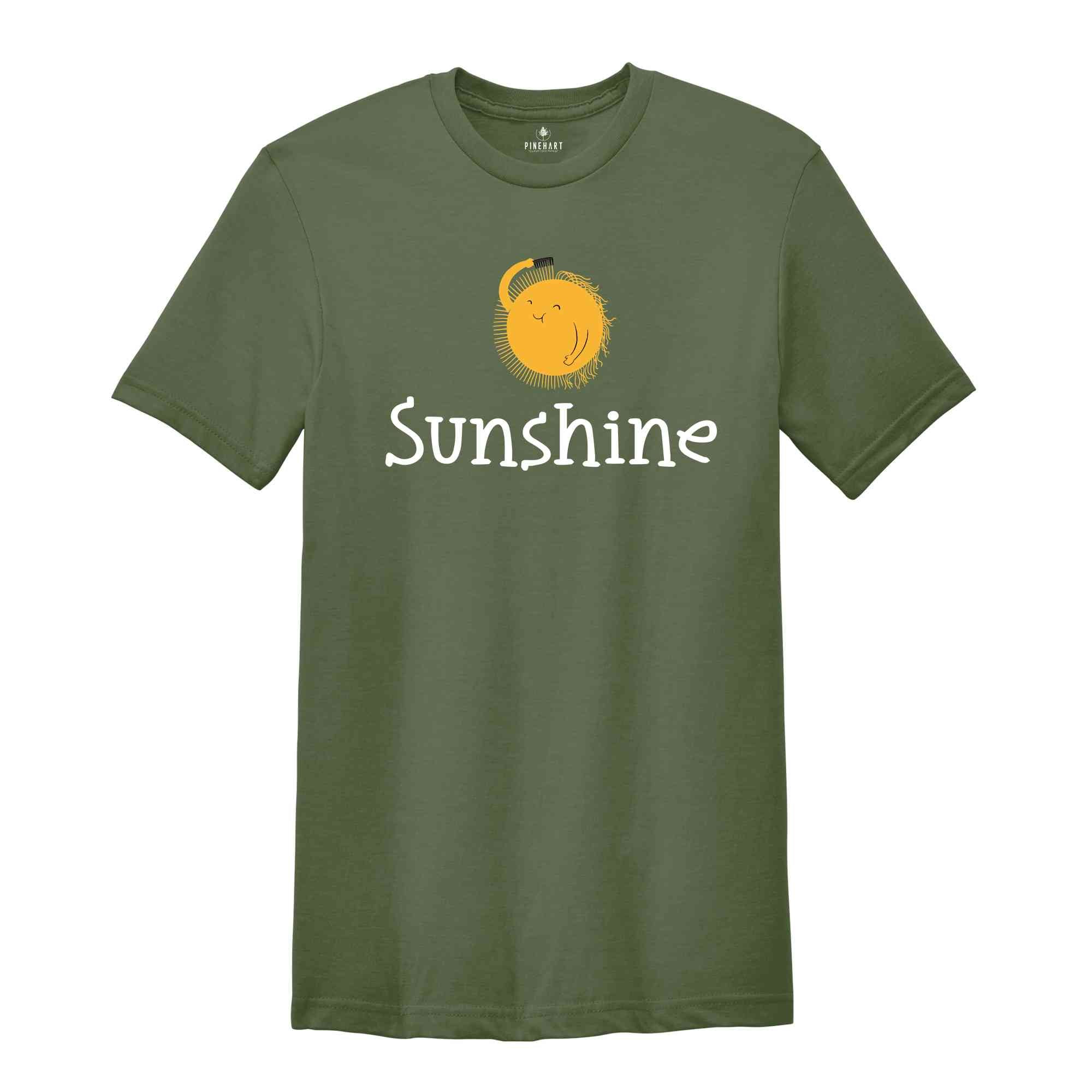 Sunshine Shirt, Summer T-shirt, Funny Sunshine Shirt, Womens Shirt, Gift For Womens, Retro Sun Shirt