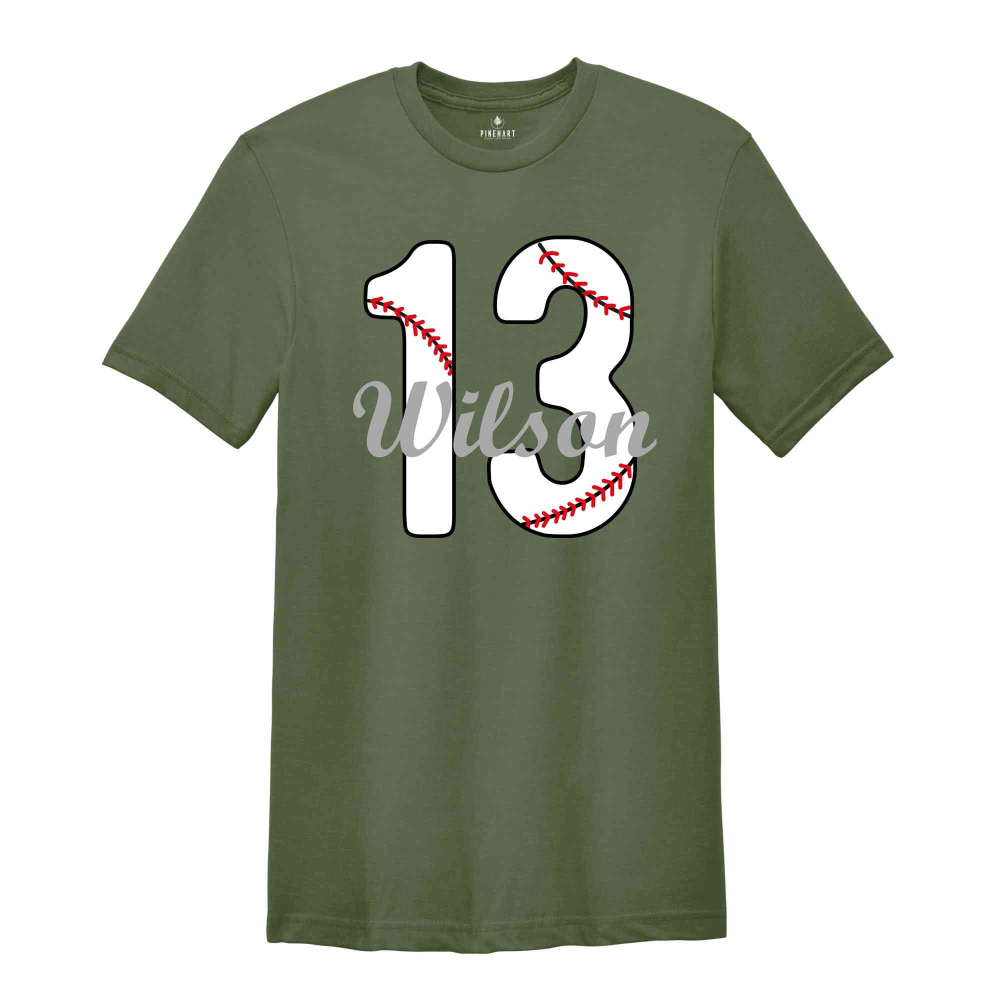 Custom Baseball Jersey Shirt, Custom Baseball Shirt, Personalized Baseball Mom Shirt, Custom Baseball Player Gifts