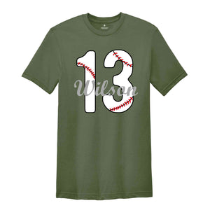 Custom Baseball Jersey Shirt, Custom Baseball Shirt, Personalized Baseball Mom Shirt, Custom Baseball Player Gifts