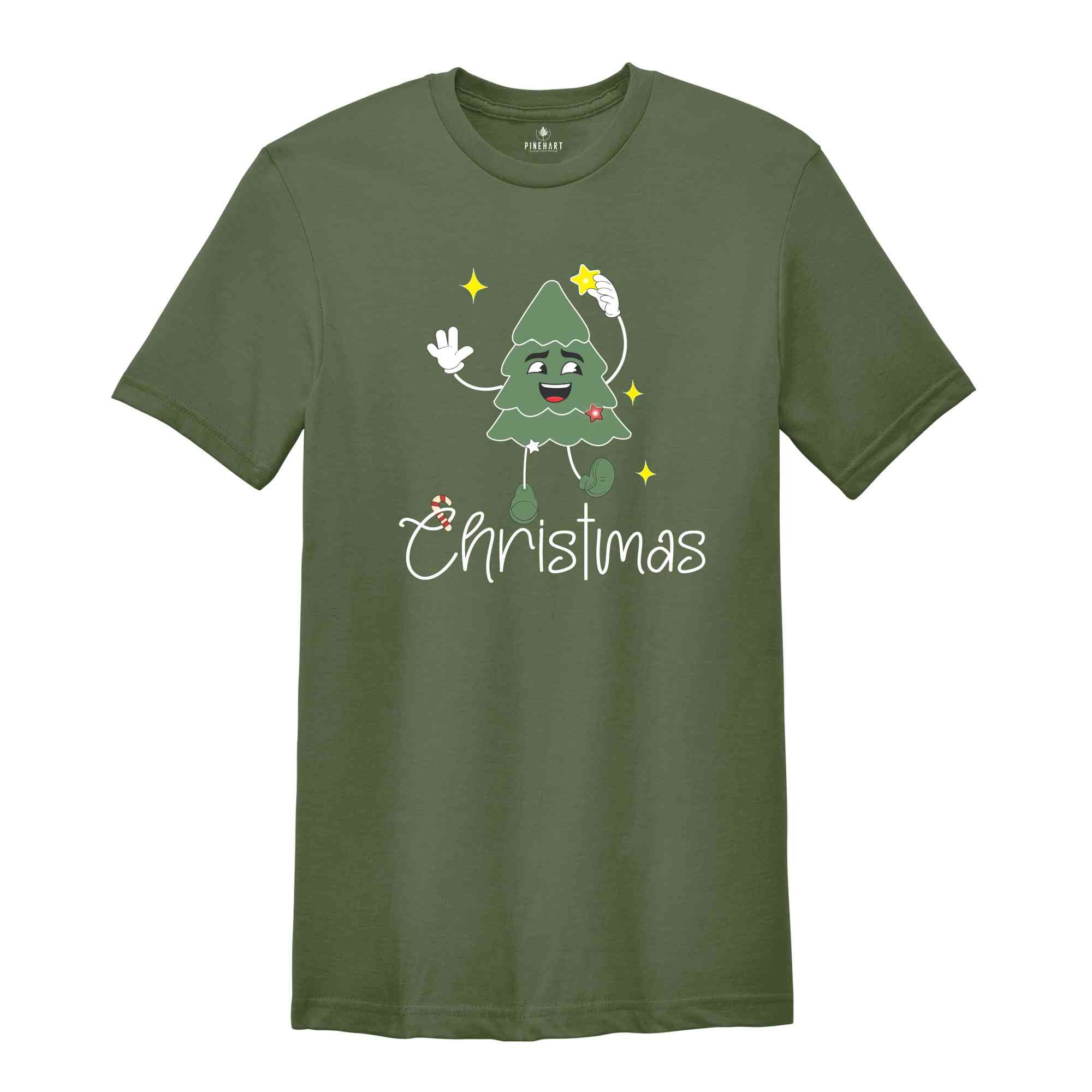 Feeling Jolly Long Sleeve Toddler And Adult Shirt, Retro Christmas Kids Shirt, Cute Natural Toddler Tee, chritsmas tee , chritsmas Shirt