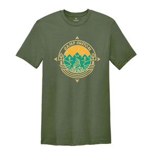 Custom Camp Shirt, Camp Gifts, Custom T-shirt, Custom Shirt, Custom Camp Shirt, Camp Crew Shirt, Camp Custom Shirt, Camping Family Shirt